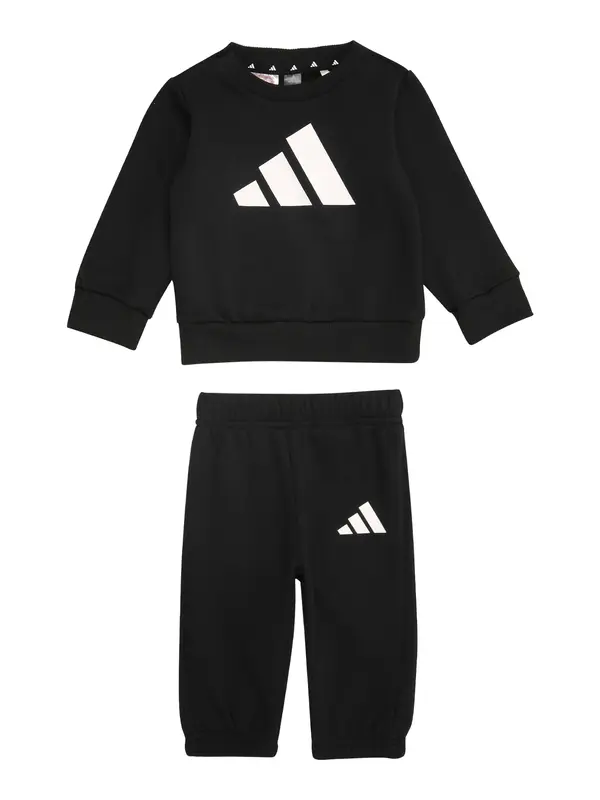 ADIDAS SPORTSWEAR ADIDAS SPORTSWEAR Športna trenirka 'Essentials'  črna / bela