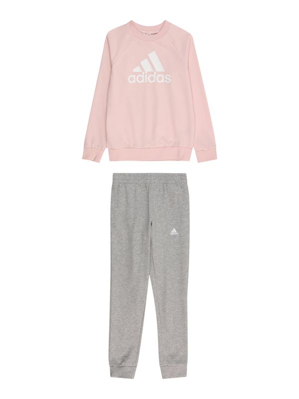 ADIDAS SPORTSWEAR ADIDAS SPORTSWEAR Športna trenirka 'Essentials'  pegasto siva / svetlo roza / bela