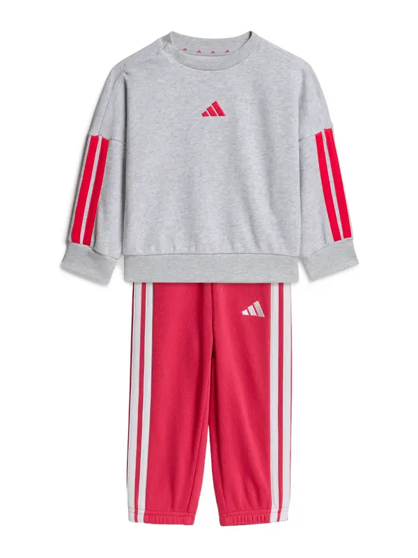 ADIDAS SPORTSWEAR ADIDAS SPORTSWEAR Športna trenirka 'Essentials'  pegasto siva / živo rdeča