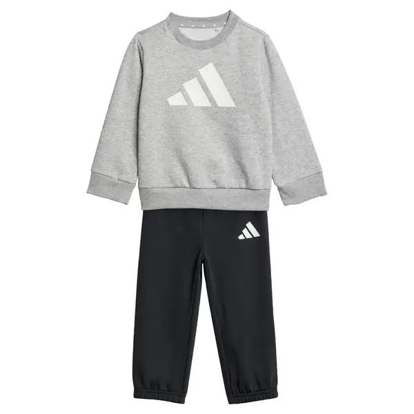 ADIDAS SPORTSWEAR ADIDAS SPORTSWEAR Športna trenirka 'Essentials'  siva / črna / bela
