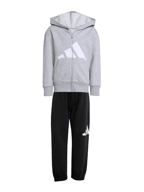 ADIDAS SPORTSWEAR ADIDAS SPORTSWEAR Športna trenirka 'Essentials'  siva / črna / bela