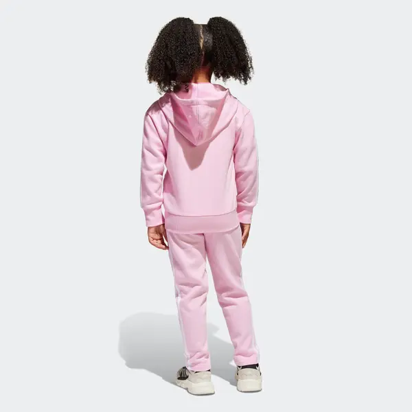 ADIDAS SPORTSWEAR ADIDAS SPORTSWEAR Športna trenirka 'Essentials Tiberio'  roza / bela