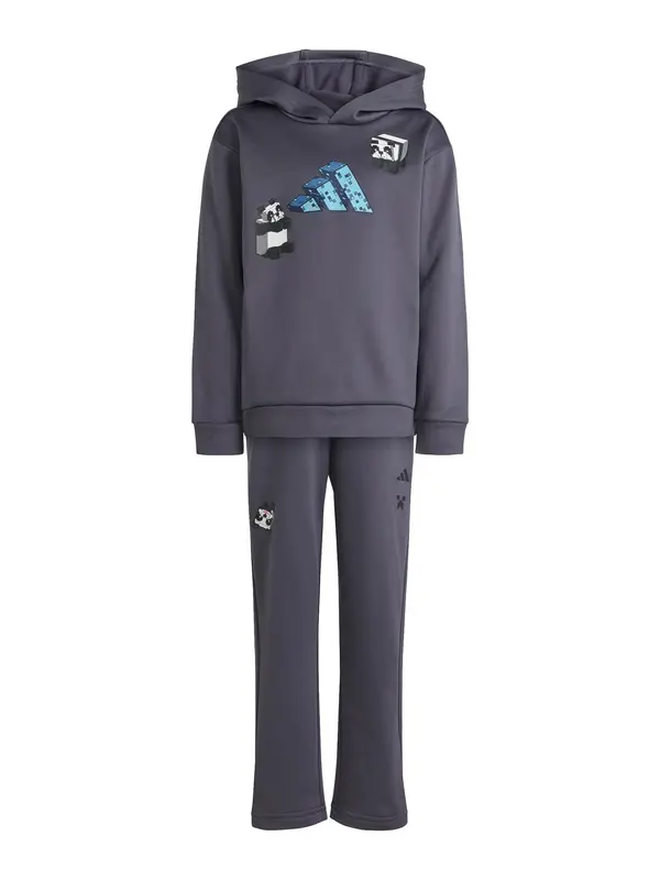 ADIDAS SPORTSWEAR ADIDAS SPORTSWEAR Športna trenirka 'MINECRAFT'  azur / temno siva / črna / bela