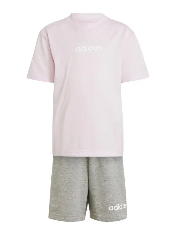 ADIDAS SPORTSWEAR ADIDAS SPORTSWEAR Športna trenirka  pegasto siva / roza / bela
