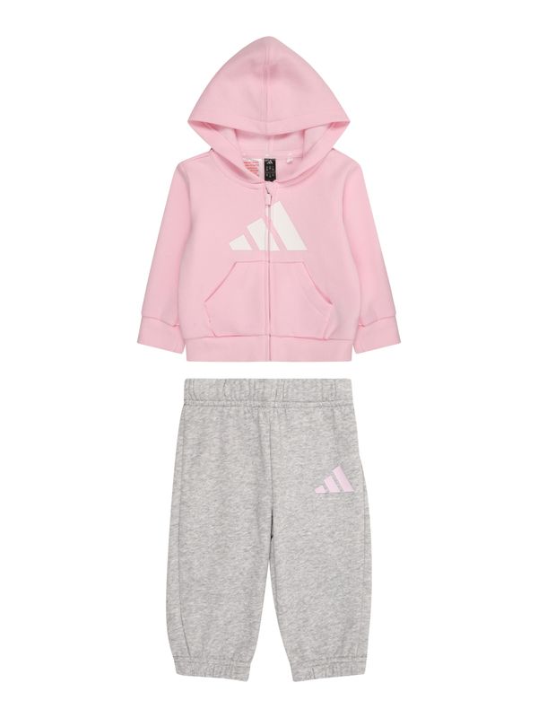 ADIDAS SPORTSWEAR ADIDAS SPORTSWEAR Športna trenirka  pegasto siva / roza / bela