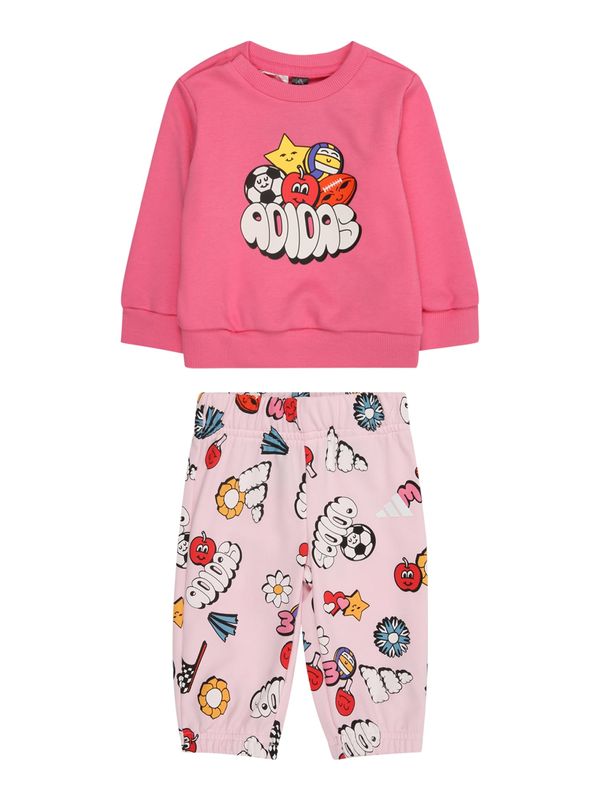 ADIDAS SPORTSWEAR ADIDAS SPORTSWEAR Športna trenirka 'Seasonal Essentials Fun'  oranžna / pitaja / črna / bela