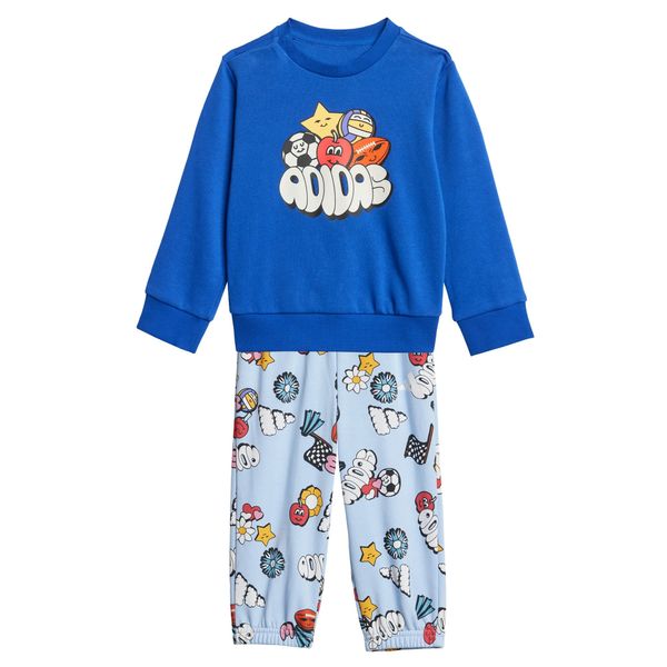 ADIDAS SPORTSWEAR ADIDAS SPORTSWEAR Športna trenirka 'Seasonal Essentials'  kraljevo modra / svetlo modra / rdeča / bela