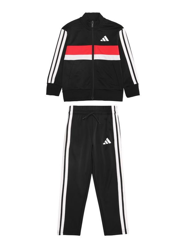 ADIDAS SPORTSWEAR ADIDAS SPORTSWEAR Športna trenirka 'Seasonal Essentials Tiberio'  rdeča / črna / bela