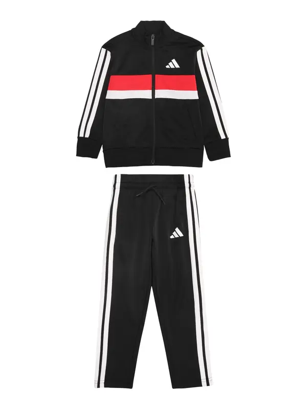 ADIDAS SPORTSWEAR ADIDAS SPORTSWEAR Športna trenirka 'Seasonal Essentials Tiberio'  rdeča / črna / bela
