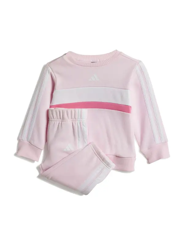 ADIDAS SPORTSWEAR ADIDAS SPORTSWEAR Športna trenirka 'Seasonal Essentials Tiberio'  roza / roza / bela