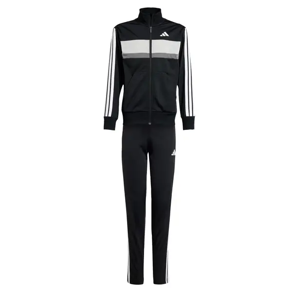 ADIDAS SPORTSWEAR ADIDAS SPORTSWEAR Športna trenirka 'Seasonal Essentials Tiberio'  siva / črna / bela