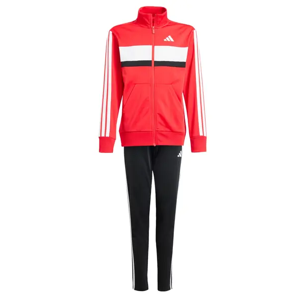 ADIDAS SPORTSWEAR ADIDAS SPORTSWEAR Športna trenirka 'Seasonal Essentials Tiberio'  svetlo rdeča / črna / bela
