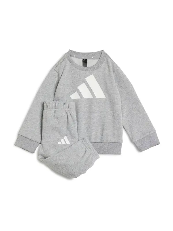 ADIDAS SPORTSWEAR ADIDAS SPORTSWEAR Športna trenirka  siva / bela
