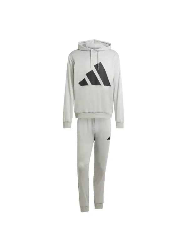 ADIDAS SPORTSWEAR ADIDAS SPORTSWEAR Športna trenirka  siva / črna