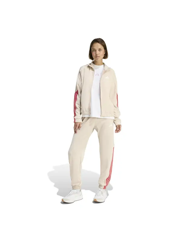 ADIDAS SPORTSWEAR ADIDAS SPORTSWEAR Športna trenirka 'STADIUM'  svetlo bež / rdeča