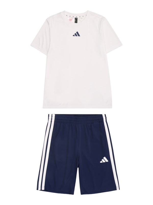 ADIDAS SPORTSWEAR ADIDAS SPORTSWEAR Športna trenirka  temno modra / bela
