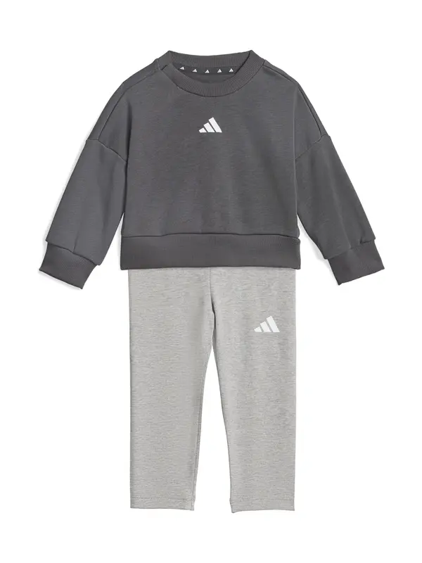 ADIDAS SPORTSWEAR ADIDAS SPORTSWEAR Športna trenirka  temno siva / pegasto siva / bela