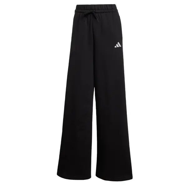 ADIDAS SPORTSWEAR ADIDAS SPORTSWEAR Športne hlače '3-Stripes Fleece Wide'  črna / bela