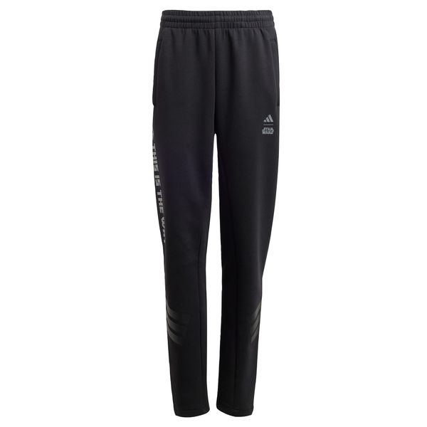 ADIDAS SPORTSWEAR ADIDAS SPORTSWEAR Športne hlače 'Adidas x Star Wars The Mandalorian™'  srebrno-siva / črna / bela