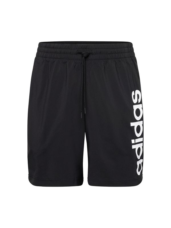 ADIDAS SPORTSWEAR ADIDAS SPORTSWEAR Športne hlače 'Aeroready Essentials Chelsea Linear Logo'  črna / bela