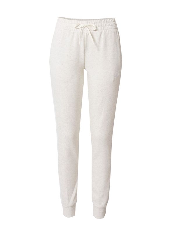 ADIDAS SPORTSWEAR ADIDAS SPORTSWEAR Športne hlače 'Essentials Fleece 3-Stripes'  pegasto bela