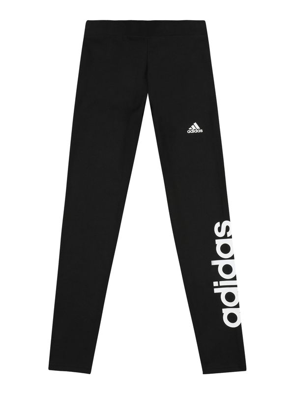 ADIDAS SPORTSWEAR ADIDAS SPORTSWEAR Športne hlače 'Essentials Linear Logo '  črna / bela