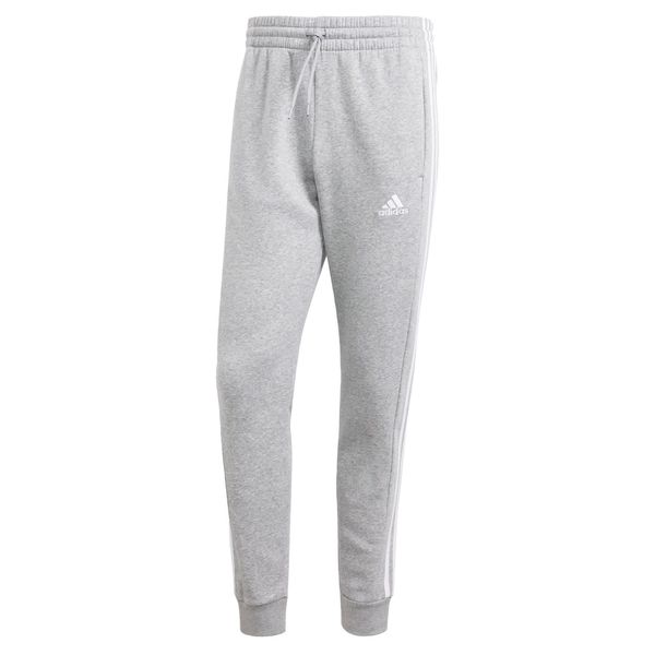 ADIDAS SPORTSWEAR ADIDAS SPORTSWEAR Športne hlače 'Essentials'  siva / bela