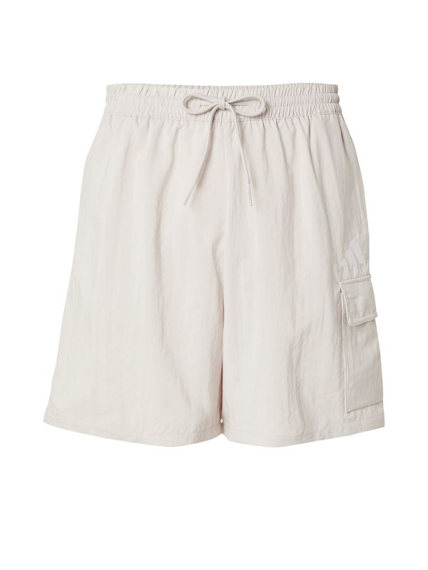 ADIDAS SPORTSWEAR ADIDAS SPORTSWEAR Športne hlače 'Essentials'  svetlo bež / bela