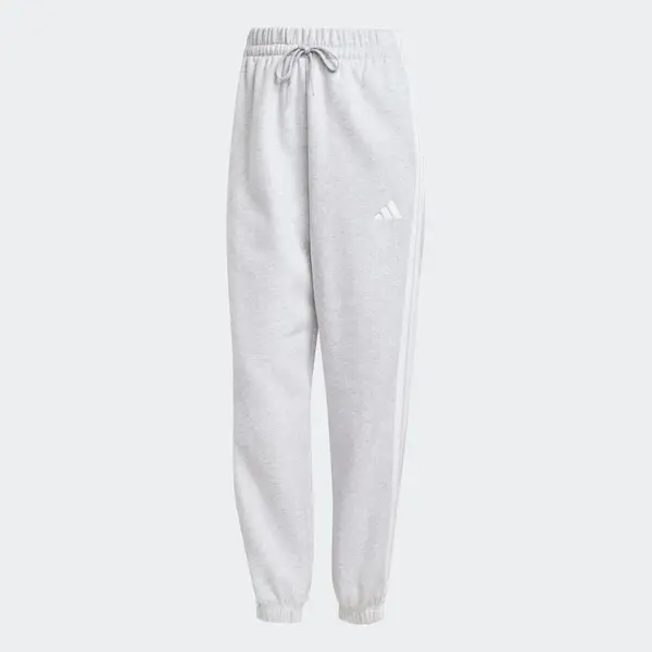 ADIDAS SPORTSWEAR ADIDAS SPORTSWEAR Športne hlače 'Essentials'  svetlo siva / bela
