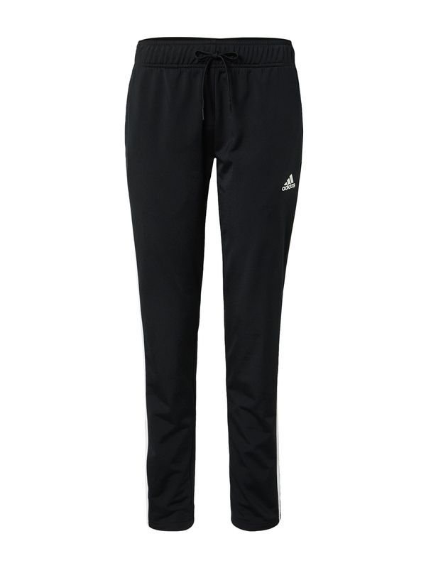 ADIDAS SPORTSWEAR ADIDAS SPORTSWEAR Športne hlače 'Essentials Warm-Up 3-Stripes'  črna / bela