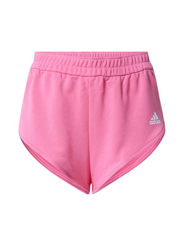 ADIDAS SPORTSWEAR ADIDAS SPORTSWEAR Športne hlače 'Hyperglam Mini'  svetlo roza / bela