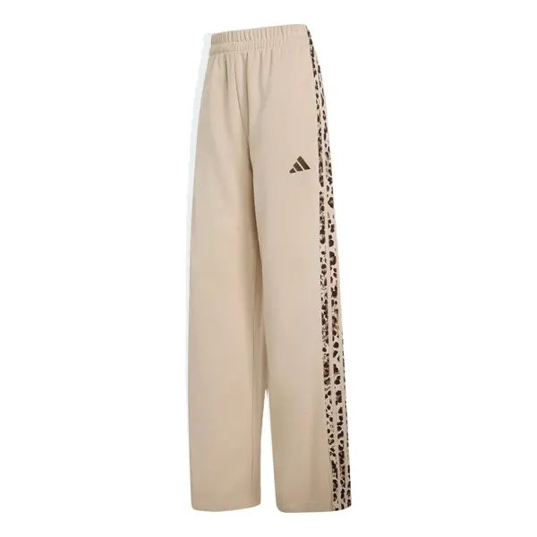 ADIDAS SPORTSWEAR ADIDAS SPORTSWEAR Športne hlače 'Seasonal Essentials'  bež / ecru / brokat / temno rjava