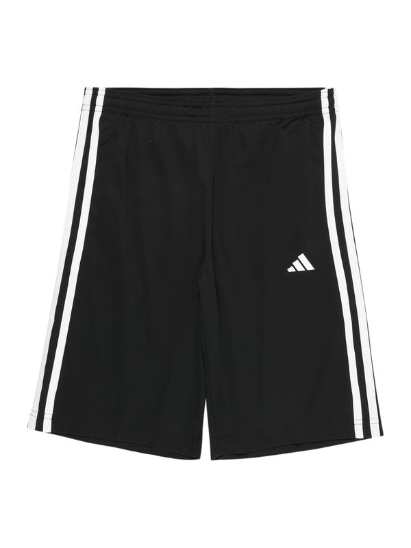 ADIDAS SPORTSWEAR ADIDAS SPORTSWEAR Športne hlače 'Train Essentials Aeroready 3-Stripes -Fit'  črna / bela