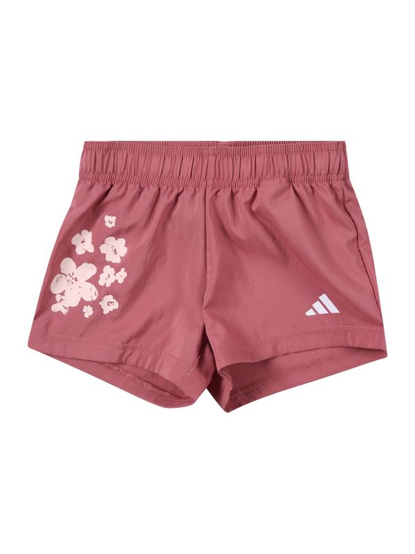 ADIDAS SPORTSWEAR ADIDAS SPORTSWEAR Športne hlače 'Train Essentials'  roza / burgund / off-bela