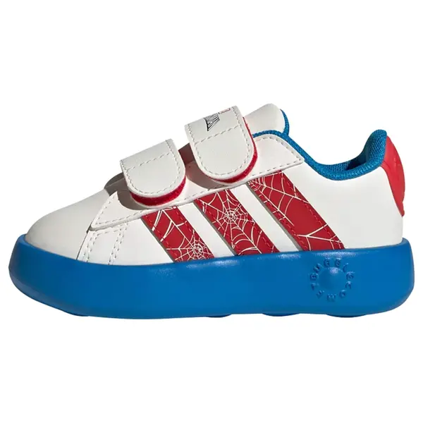 ADIDAS SPORTSWEAR ADIDAS SPORTSWEAR Športni čevelj 'Adidas x Marvel Spider-Man Grand Court'  modra / rubin rdeča / bela