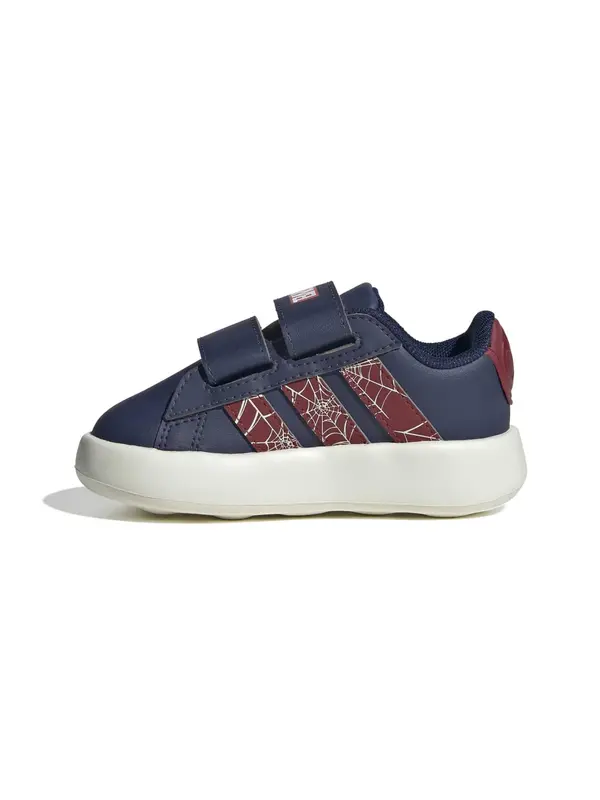 ADIDAS SPORTSWEAR ADIDAS SPORTSWEAR Športni čevelj 'Adidas x Marvel Spider-Man Grand Court'  temno modra / vinsko rdeča / bela