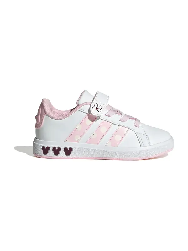 ADIDAS SPORTSWEAR ADIDAS SPORTSWEAR Športni čevelj 'Disney Minnie Mouse Grand Court'  bež / jajčevec / roza / bela