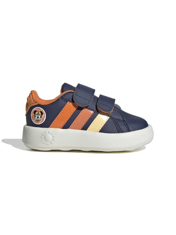 ADIDAS SPORTSWEAR ADIDAS SPORTSWEAR Športni čevelj 'GRAND COURT MICKEY'  temno modra / svetlo rumena / oranžna / korala