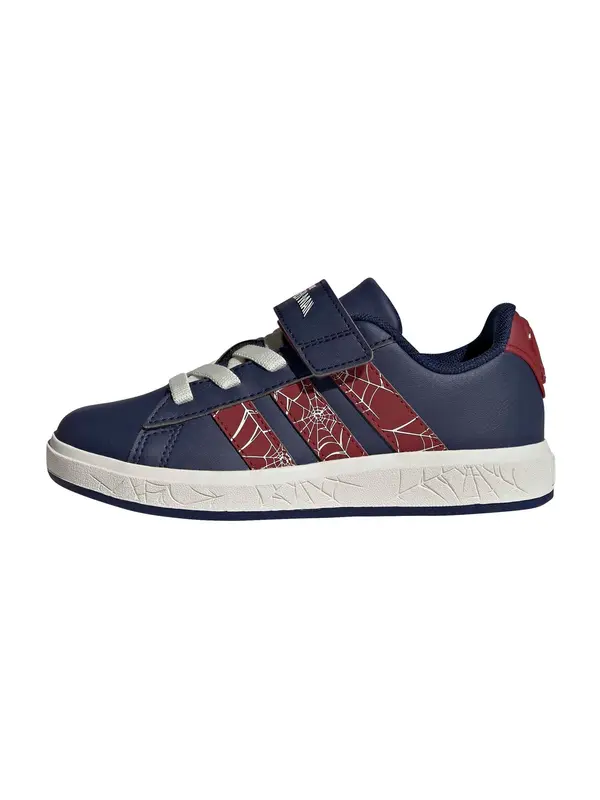 ADIDAS SPORTSWEAR ADIDAS SPORTSWEAR Športni čevelj 'Marvel Spider-Man Grand Court'  temno modra / vinsko rdeča / bela