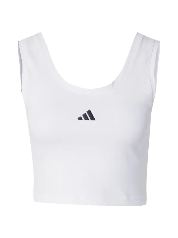ADIDAS SPORTSWEAR ADIDAS SPORTSWEAR Športni top 'Essentials'  črna / bela