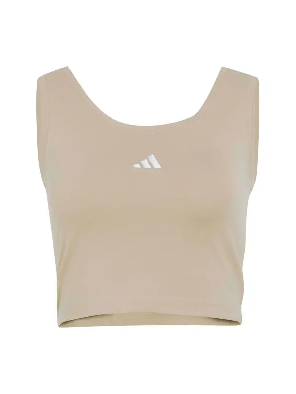 ADIDAS SPORTSWEAR ADIDAS SPORTSWEAR Športni top 'Essentials'  kapučino / bela