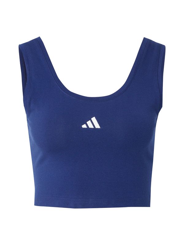 ADIDAS SPORTSWEAR ADIDAS SPORTSWEAR Športni top 'Essentials'  temno modra / bela