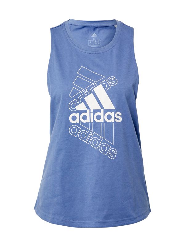 ADIDAS SPORTSWEAR ADIDAS SPORTSWEAR Športni top  modra / bela