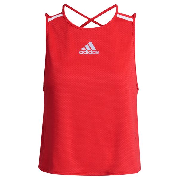 ADIDAS SPORTSWEAR ADIDAS SPORTSWEAR Športni top  rdeča / bela