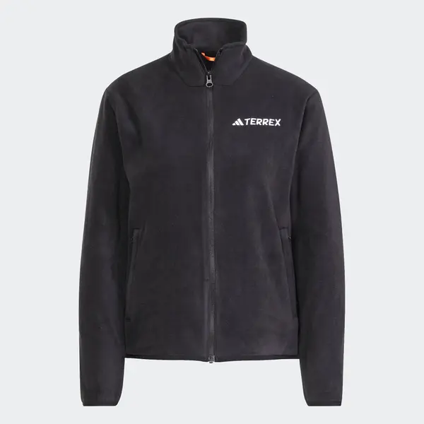 ADIDAS TERREX ADIDAS TERREX Funkcionalna jopa iz flisa 'Essentials'  črna / bela