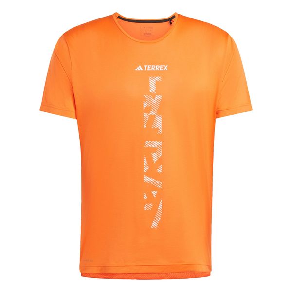 ADIDAS TERREX ADIDAS TERREX Funkcionalna majica 'Agravic'  temno oranžna / bela