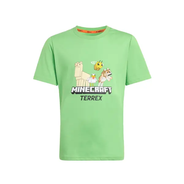 ADIDAS TERREX ADIDAS TERREX Funkcionalna majica 'Minecraft'  rumena / svetlo zelena / črna / bela