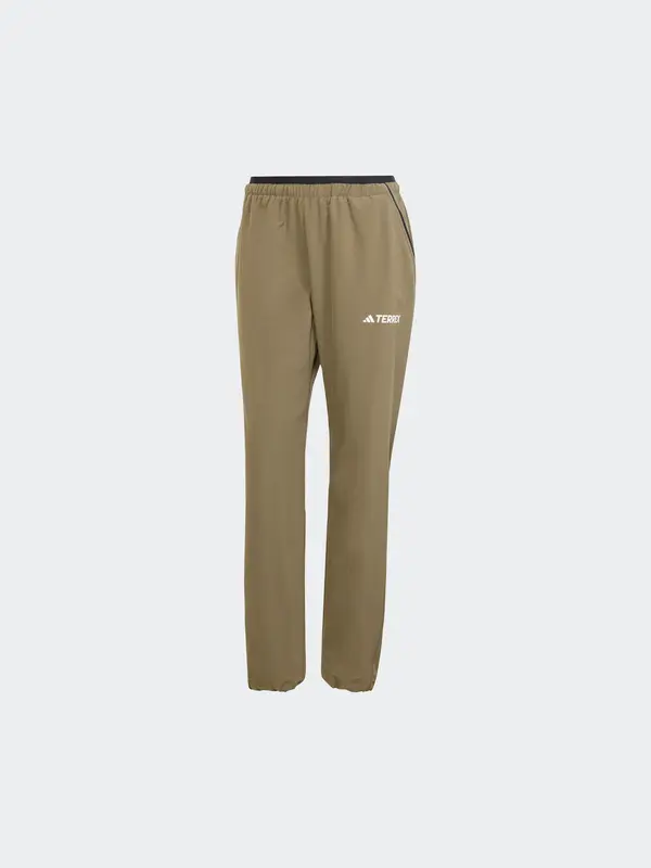 ADIDAS TERREX ADIDAS TERREX Outdoor hlače  oliva / črna / bela