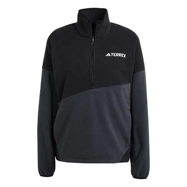 ADIDAS TERREX ADIDAS TERREX Športen pulover 'Multi Climawarm Fleece'  temno siva / črna / bela