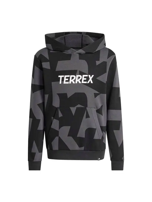 ADIDAS TERREX ADIDAS TERREX Športna majica  siva / črna / bela